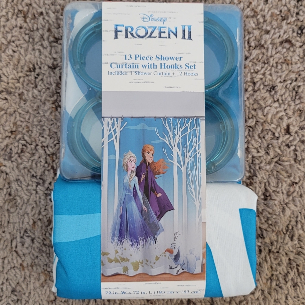 Frozen 2 shower curtai